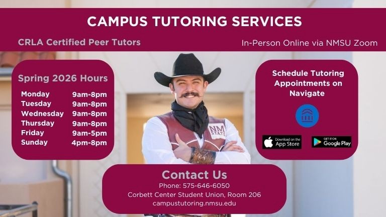 Spring 26 Campus Tutoring
