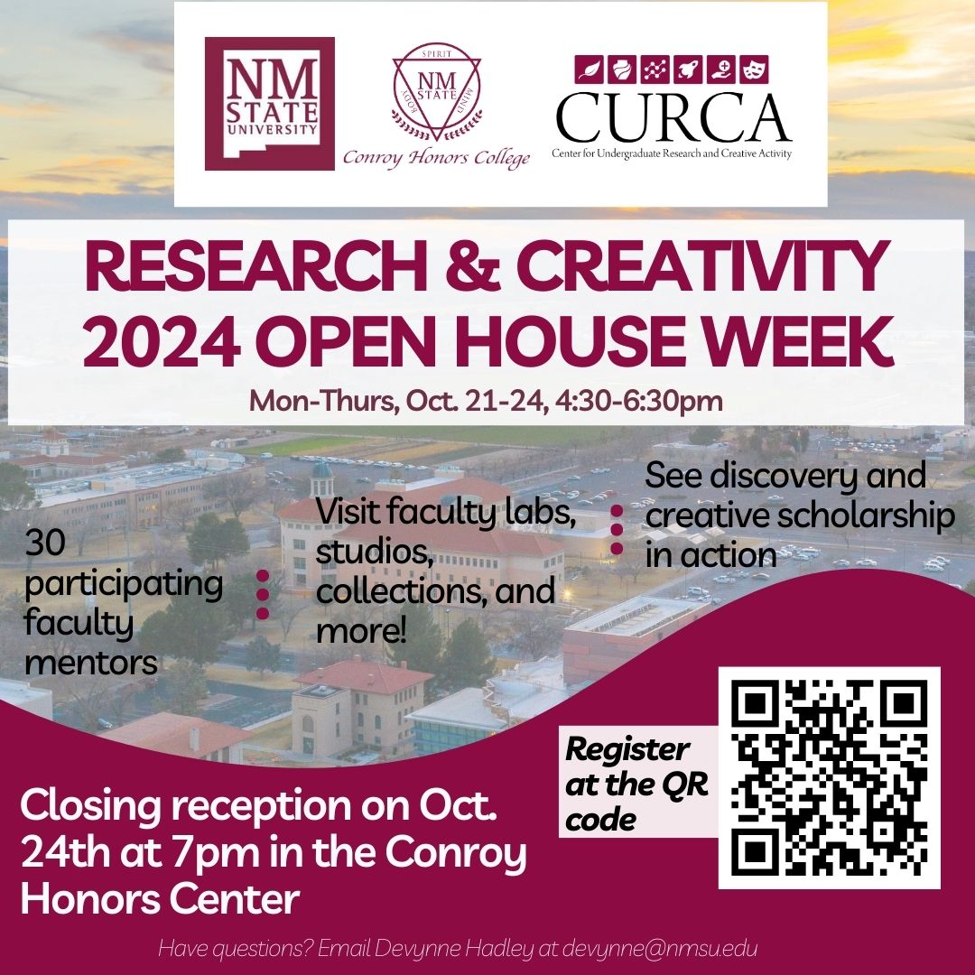 Research and Creativity 2024 Open House Week